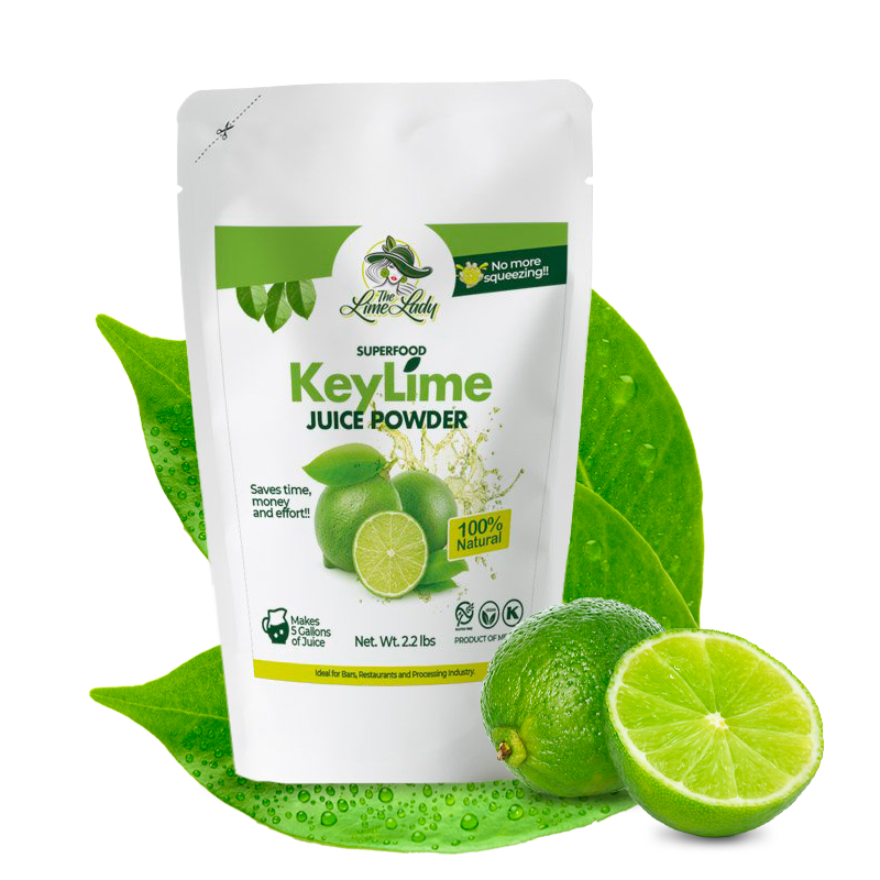 2.2 lbs. Dehydrated Key Lime Juice Powder The Lime Lady (Restaurant Size)