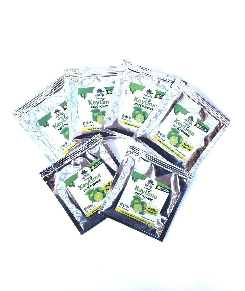 0.44 oz x 6 -Dehydrated Key Lime Juice Powder The Lime Lady