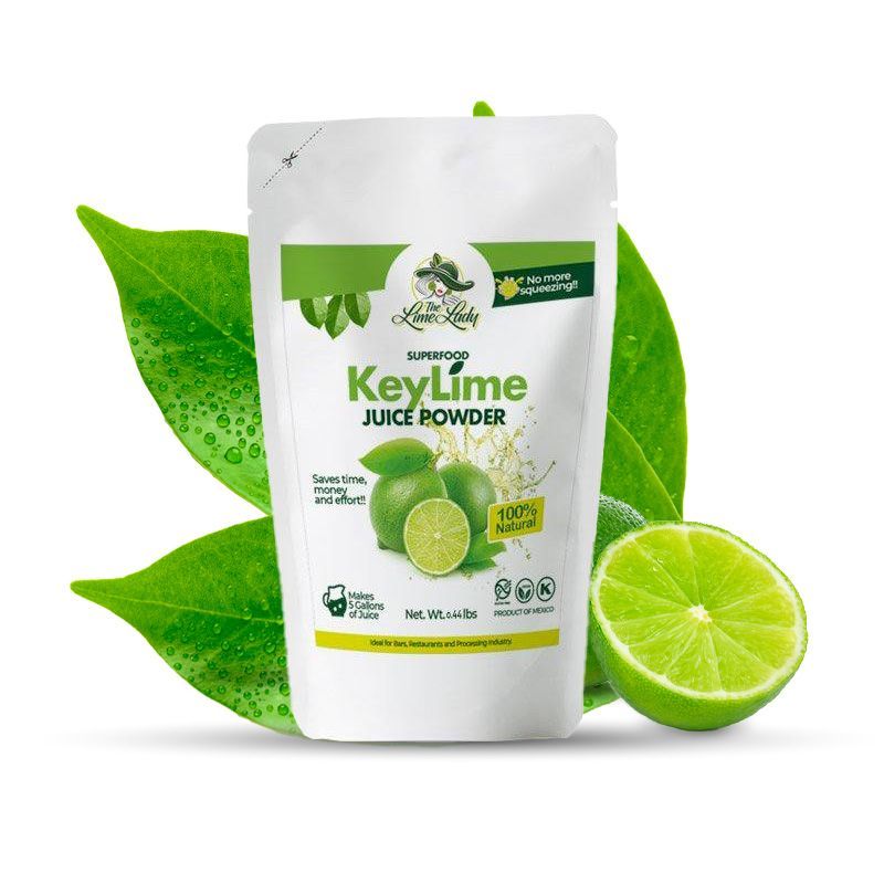 0.44 Lbs Dehydrated Key Lime Juice Powder The Lime Lady (Household size)
