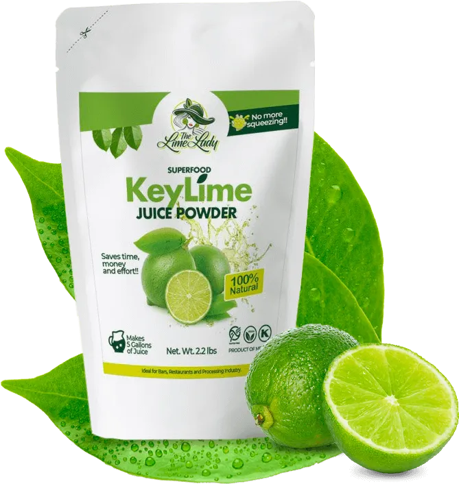 0.44 Lbs Dehydrated Key Lime Juice Powder The Lime Lady (Household size)